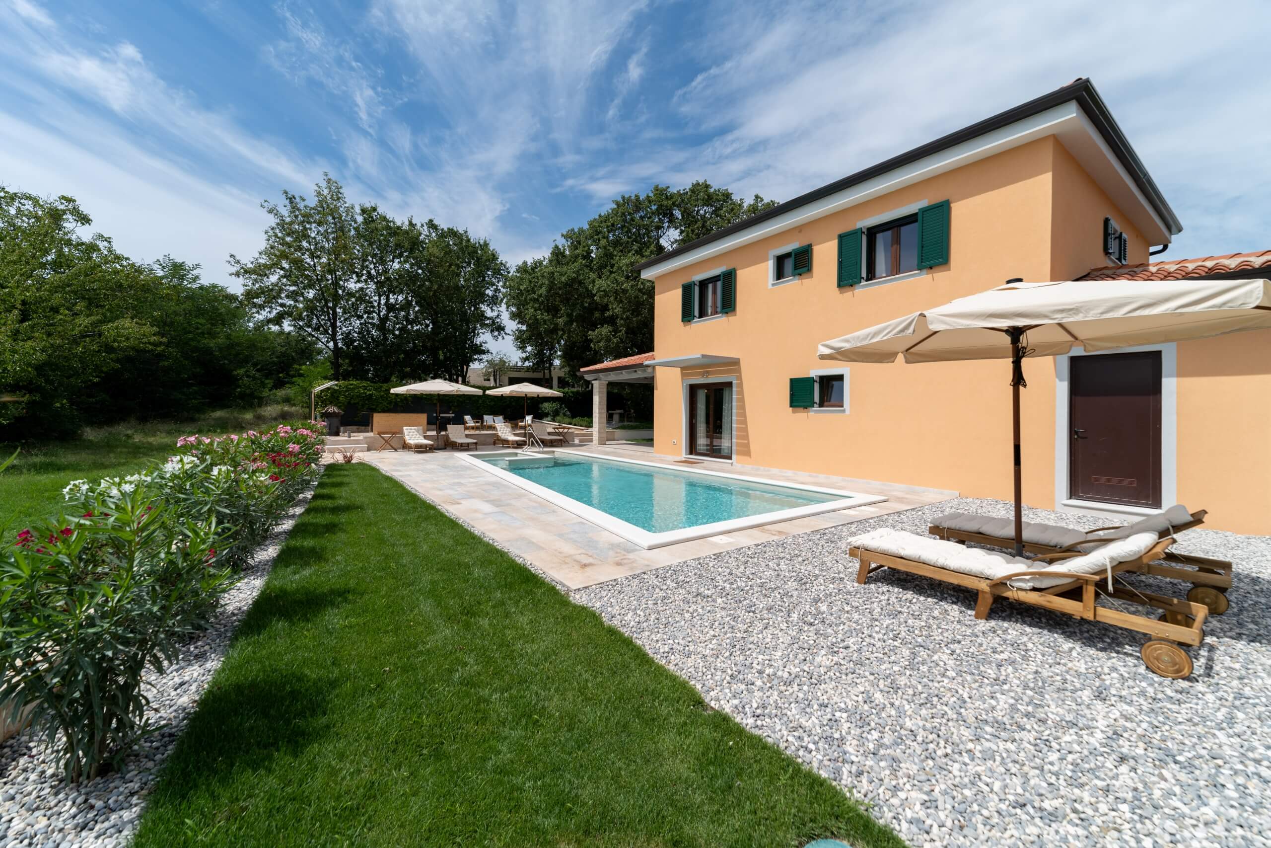 Outside pool